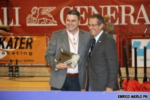 Il presidente Antonello Turle e il presidente della Cerh